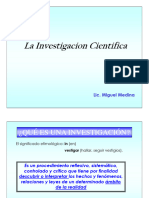 La Investigacion Cientifica