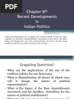 Chapter-8th-Recent Developments in Indian Politics