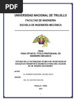 Estudio de La Factibilidad Técnica de Un Secador de Bagazo en Transporte Neúmatico para Una Caldera de Un Ingenio Azucarero