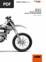 Manual KTM 350 Exc-F 2022 en