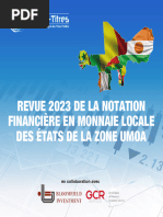 Revue 2023 de La Notation Financière en Monnaie Locale