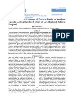 Prevalence and Risk Factors of Preterm Births in Northern Uganda A Hospital-Based Study at Lira Regional Referral Hospital