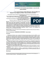 O Plantio de Água Na Perspectiva Da Transição Agroecológica: o Caso Do Sítio Pedra Brilhante