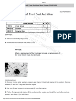 Crankshaft Front Seal and Wear Sleeve