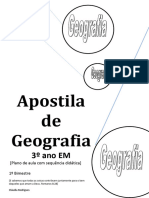 Apostila Geografia 3 Ano EM 1 Bimestre