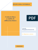 Cesión de Finca A Cambio de Edificación Futura (Gema Contreras)