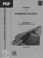 A Textbook On Hydrometallurgy