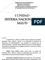 Unidad I Sistema Nacional de Salud