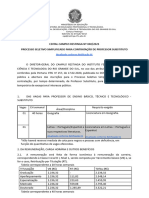 Edital 40 2023 Atualizado Processo Seletivo Simplificado de Professor Substituto - Assinado