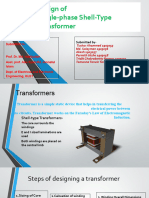 Presentation On Transfomer Design