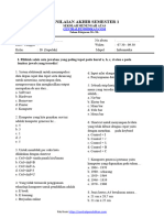 Soal PAS Informatika Kls 10 SMTR 1 B