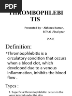 THROMBOPHLEBITIS