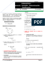 02 Conjuntos I Pertenencia Inclusion Determinacion y Clasificacion Sexto de Primaria