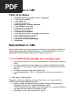 CBSE Notes Class 10 History Chapter 2 Nationalism in India