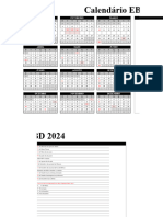 Calendario 2024 Ebd