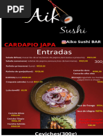 Cardapio Atualizado Aiko Sushi 2023pdf