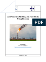 Gas Dispersion Modeling For Flare Stacks Using Flaresim