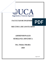 19-MF Guia Teorica - 6 Adimensionaes y Semejanza Dinamica 1 PDF