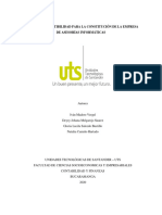 Estudio de Factibilidad para La Constitución de La Empresa de Asesorías Informáticas