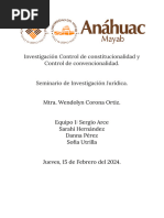 Investigación Control de Constitucionalidad y Control de Convencionalidad