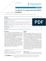 Centre of Femoral Head