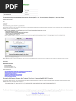 Troubleshooting Wonderware Information Server (WIS) Part No Live Data