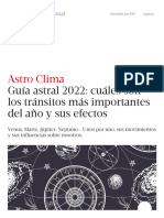 Guía Astral 2022 - Cuáles Son Los Tránsitos Más Importantes Del Año y Sus Efectos