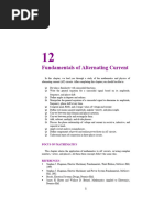 Fundamentals of Alternating Current: Focus On Mathematics