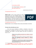 Fichamento Pronto - o Que É Loucura