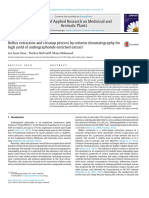 Reflux Extraction and Cleanup Process by Column Chromatography For