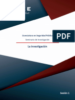 Seminario de Investigación - Sesión 1