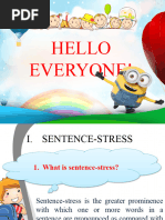 8 - Sentence Stress - Rhythm