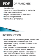 The Law of Franchise