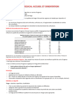 4 - TRIAGE MEDICAL ACCUEIL ET ORIENTATION - Organisé