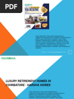 Discover Exclusive Senior Living in Coimbatore: Luxury Retirement Homes-Harsha Homes