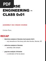 Reverse Engineering (RE) - Class 0x01