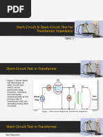 Topic 8 - Short-Circuit and Open Circuit Test of Transformer