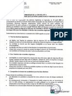 Communiqué #001 Relatif À L'appel À Candidature - Élections de 2024