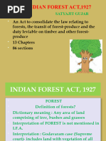 Indian Forest Act 1927