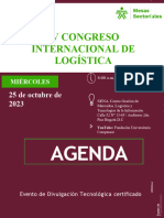 Agenda IV Congreso Internacional de Logística