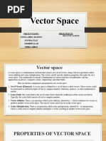 Vector Space Presentation