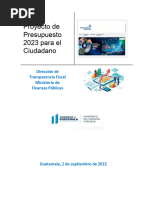 1-Proyecto Presupuesto 2023 para Ciudadano