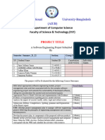 SE Project Report Template OBE - v2