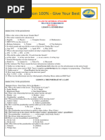 Revision Practice Sheets Class 11 TH