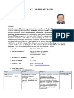 CV - Dr. Biswajit Datta - 29.12.2023