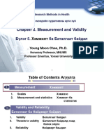 Reeditedresearch Method ch05 Measurement and - Validity - Eng - mgl2