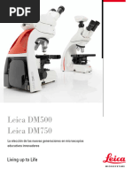 Leica dm500 dm750 Brochure Es