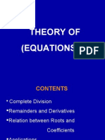 Theory of Equations 2