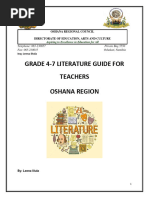 Grade 4-7 Literature Handout, Oshana