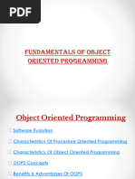 Object Oriented Programming